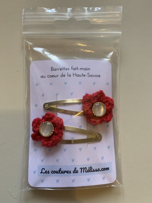 Barrettes à fleurs – Image 20